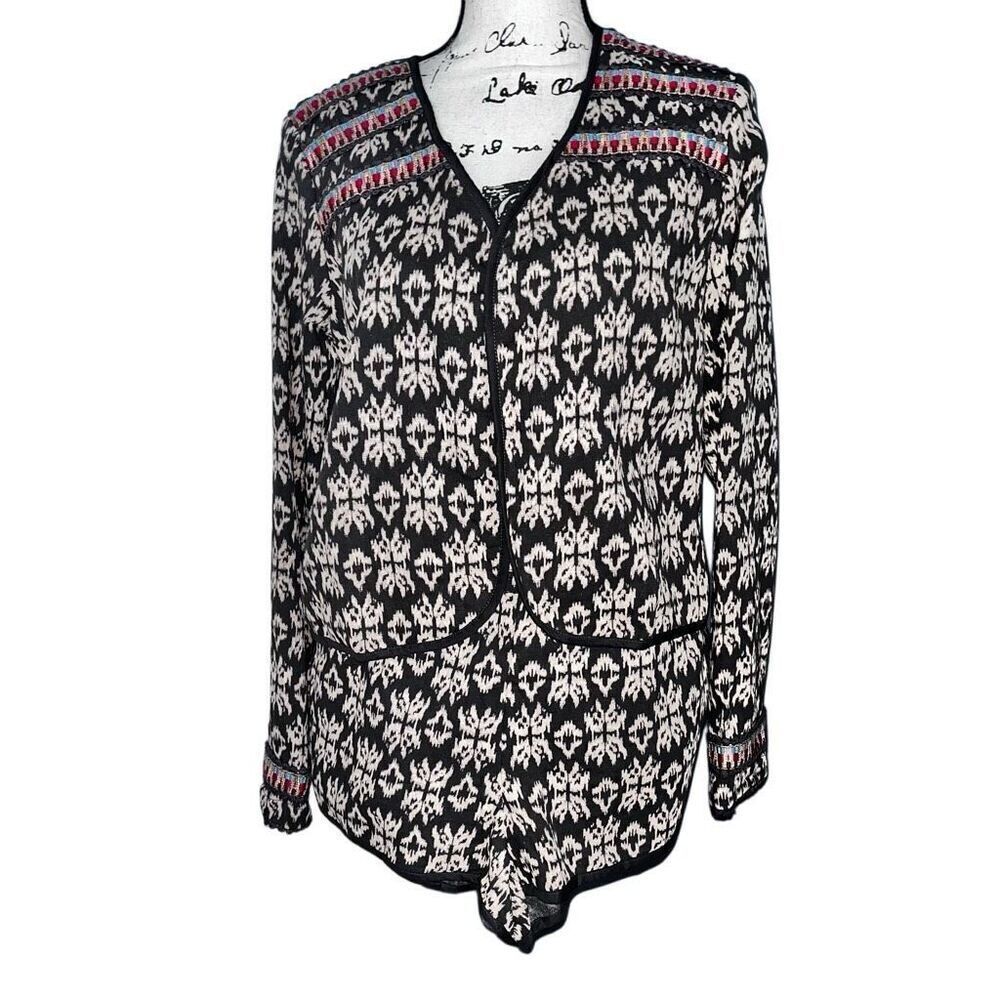 Forever 21 two-piece embroidered jacket &‎ short set NWT